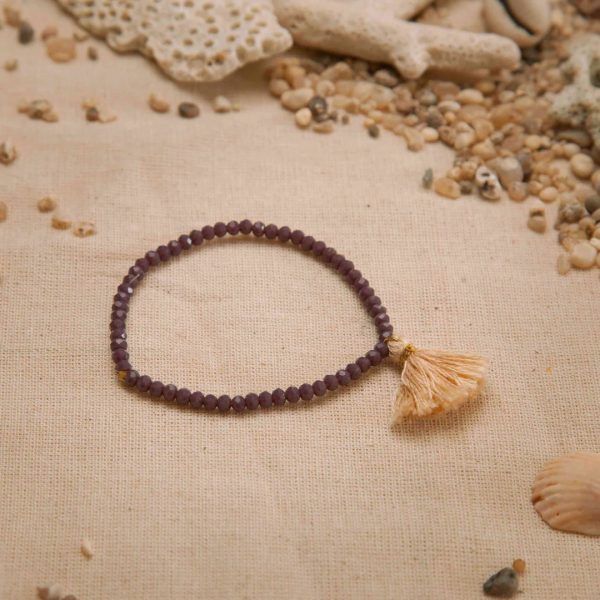 Dark Purple Crystal Bracelet